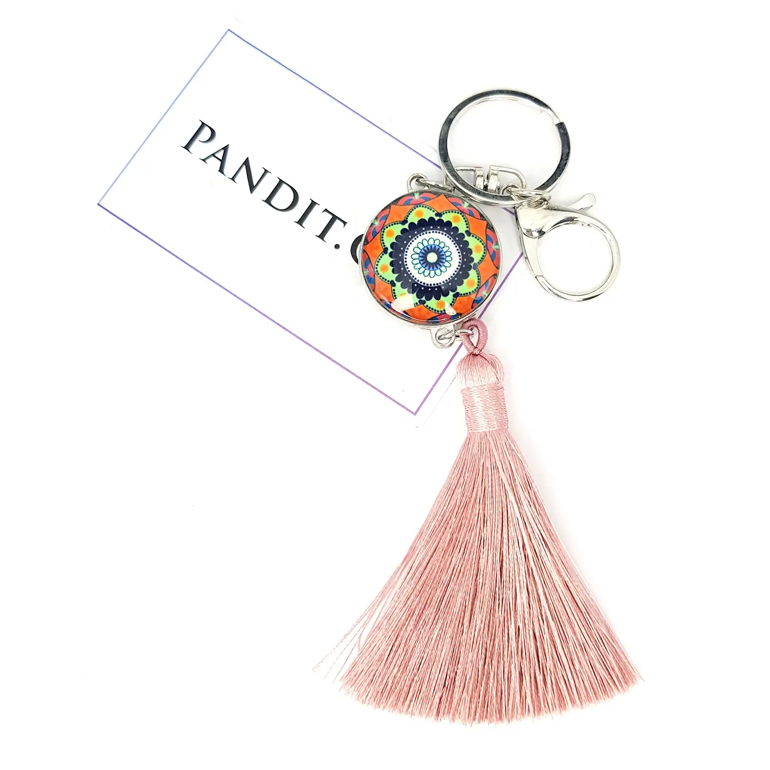 Mandala Dot Art Keychain - Image 16