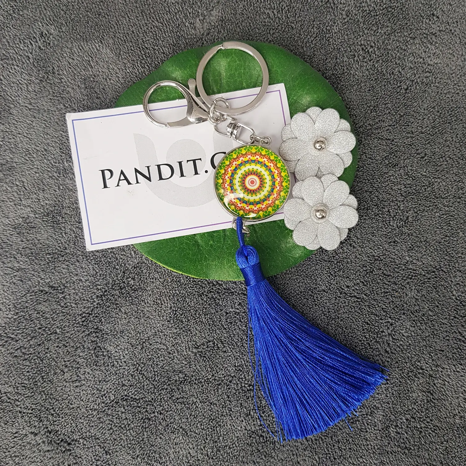 Mandala Dot Art Keychain - Image 9
