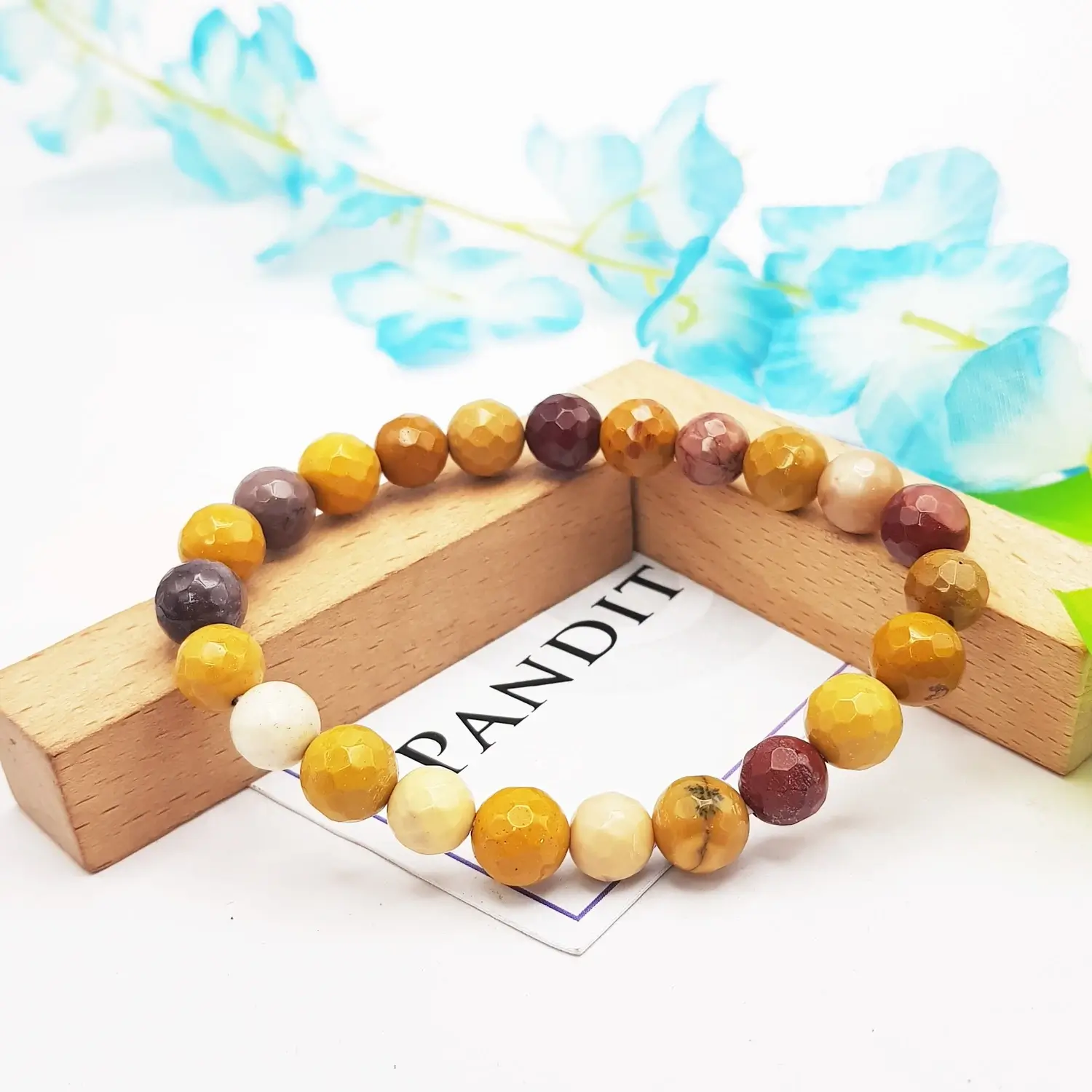 Mookaite Diamond Cut Bracelet - For Psychological Disorders - Image 2