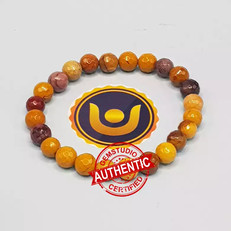 Mookaite Diamond Cut Bracelet - For Psychological Disorders - Image 7