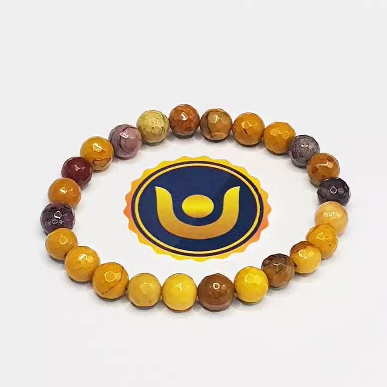 Mookaite Diamond Cut Bracelet - For Psychological Disorders - Image 8