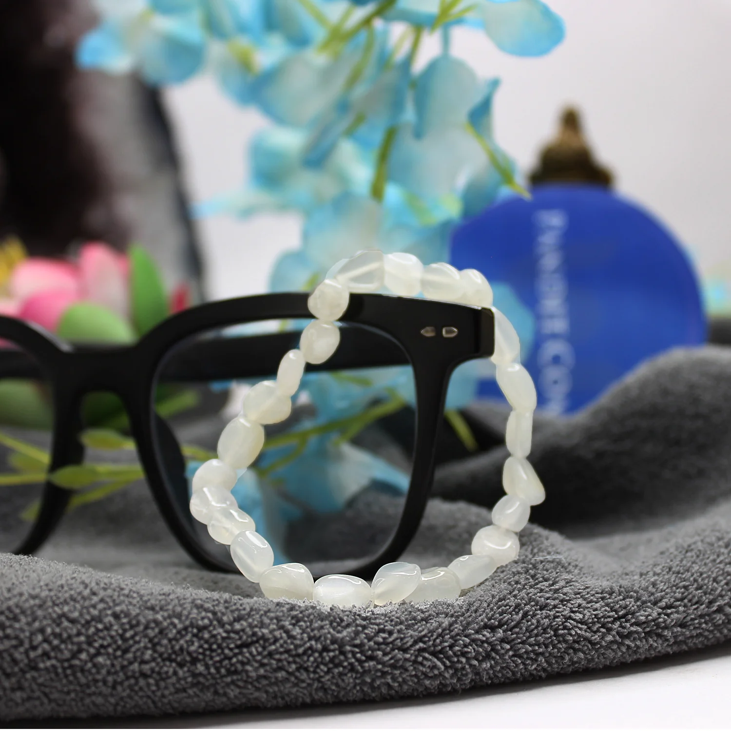 Moonstone Tumble Bracelet - For True Bliss & Mental Peace - Image 3
