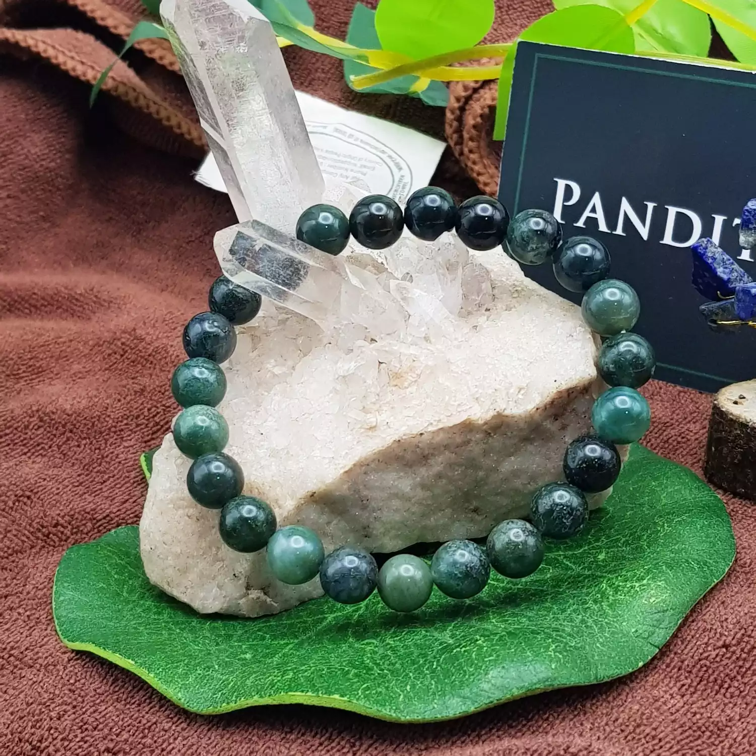 Moss Agate Bracelet - To Attract Wealth and Love - Image 5