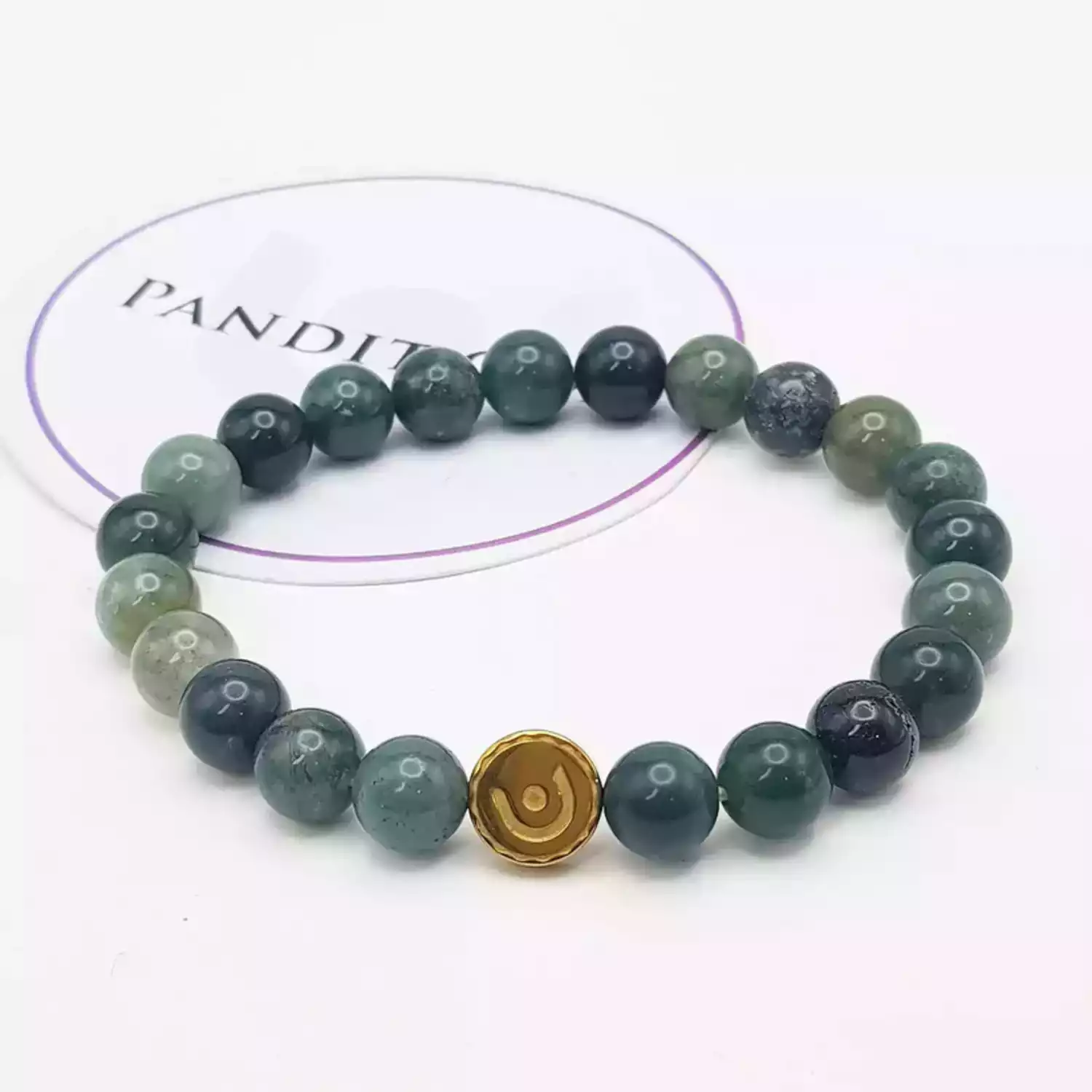 Moss Agate Bracelet - To Attract Wealth and Love - Image 6