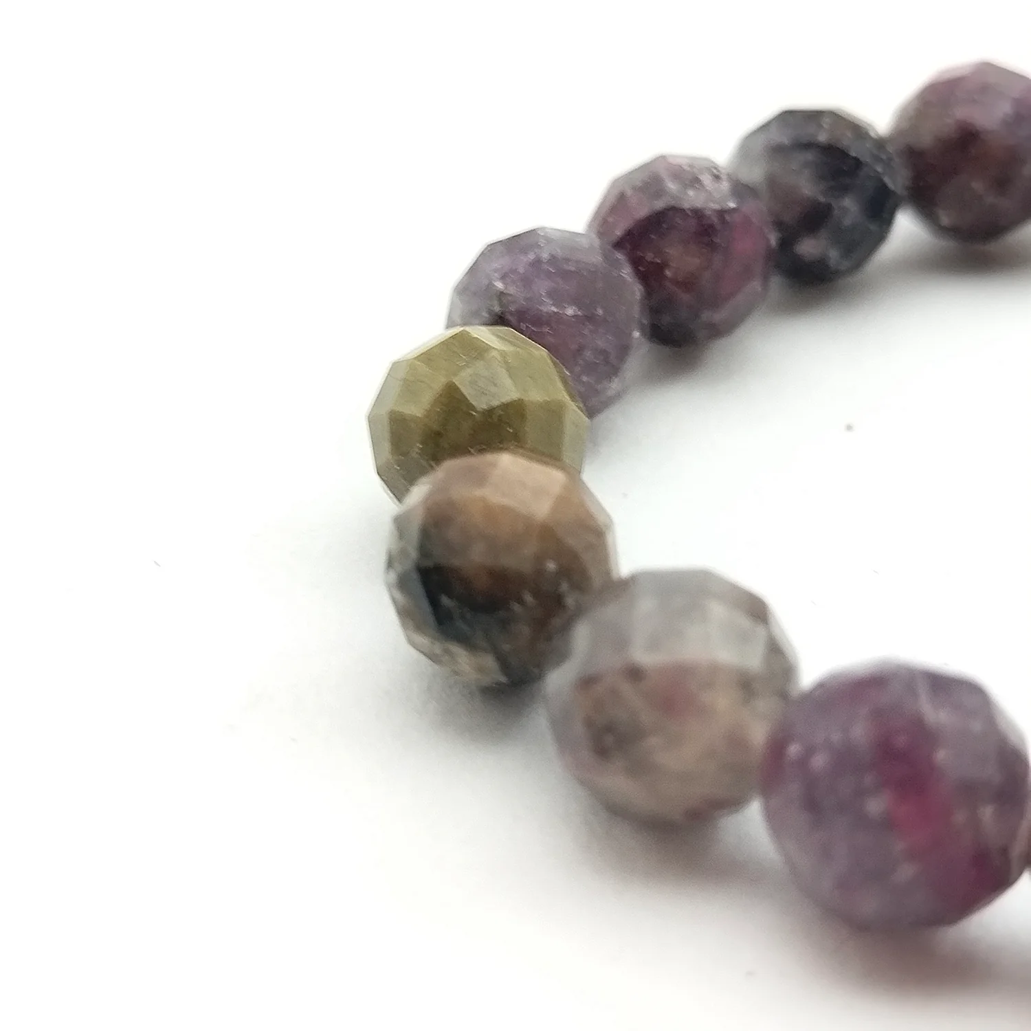 Multi Tourmaline Diamond Cut Bracelet - To Boost Confidence - Image 6