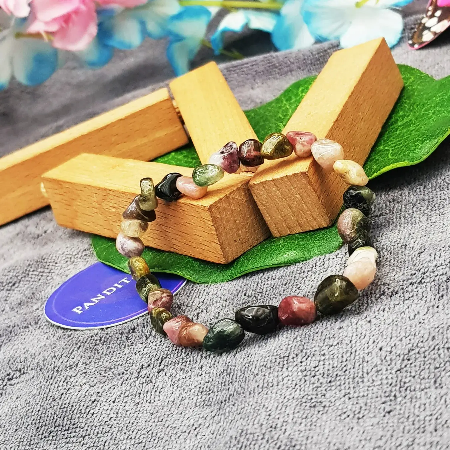 Multi Tourmaline Tumble Bracelet - For Improvement in Life