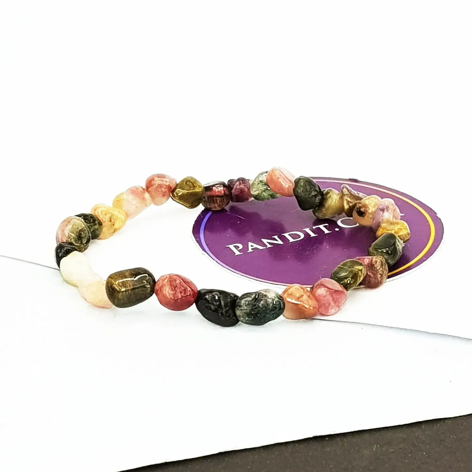 Multi Tourmaline Tumble Bracelet - For Improvement in Life - Image 2