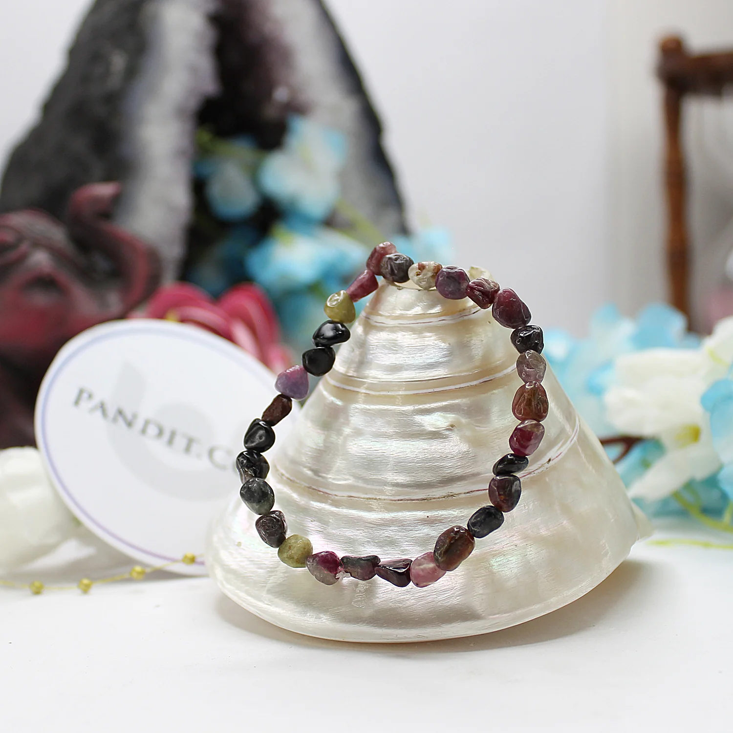 Multi Tourmaline Tumble Bracelet - For Improvement in Life - Image 3