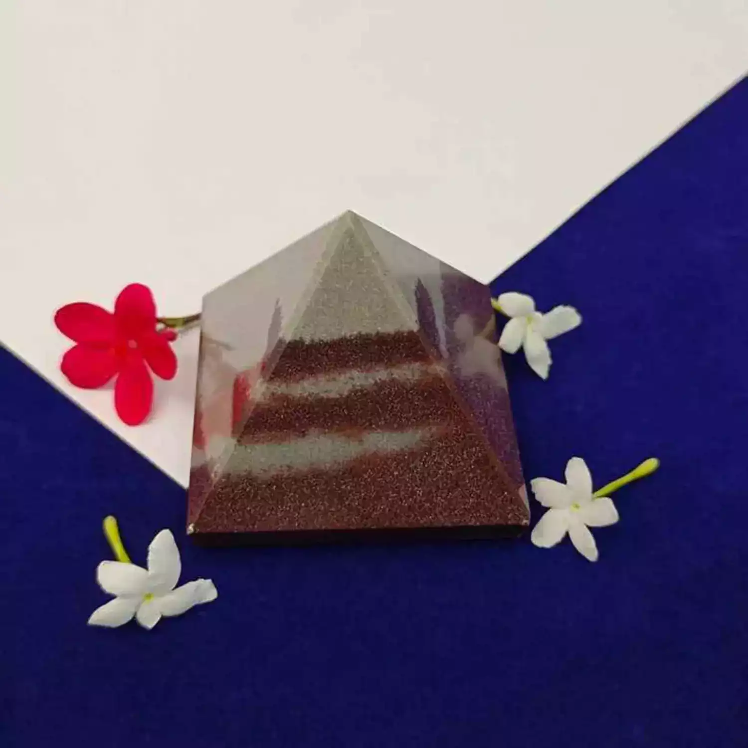 Narmada Shiva Lingam Crystal Pyramid - Image 4