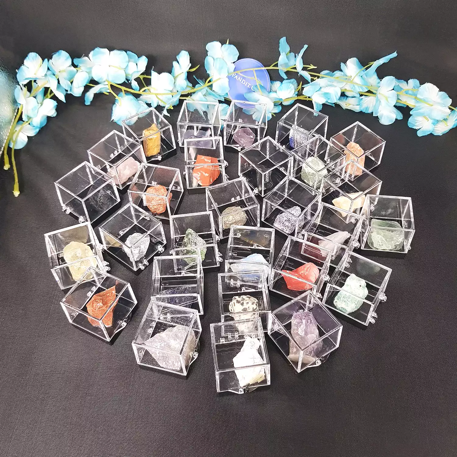 Natural Mini Raw Stones Set