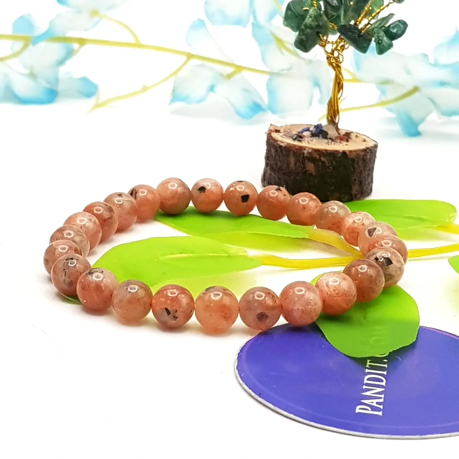Natural Sunstone Bracelet - For Higher Consciousness - Image 3
