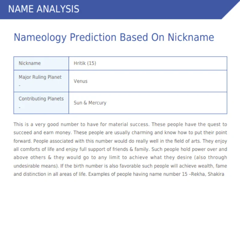 Numerology Name Suggestion Report - Platinum Plan - Image 6