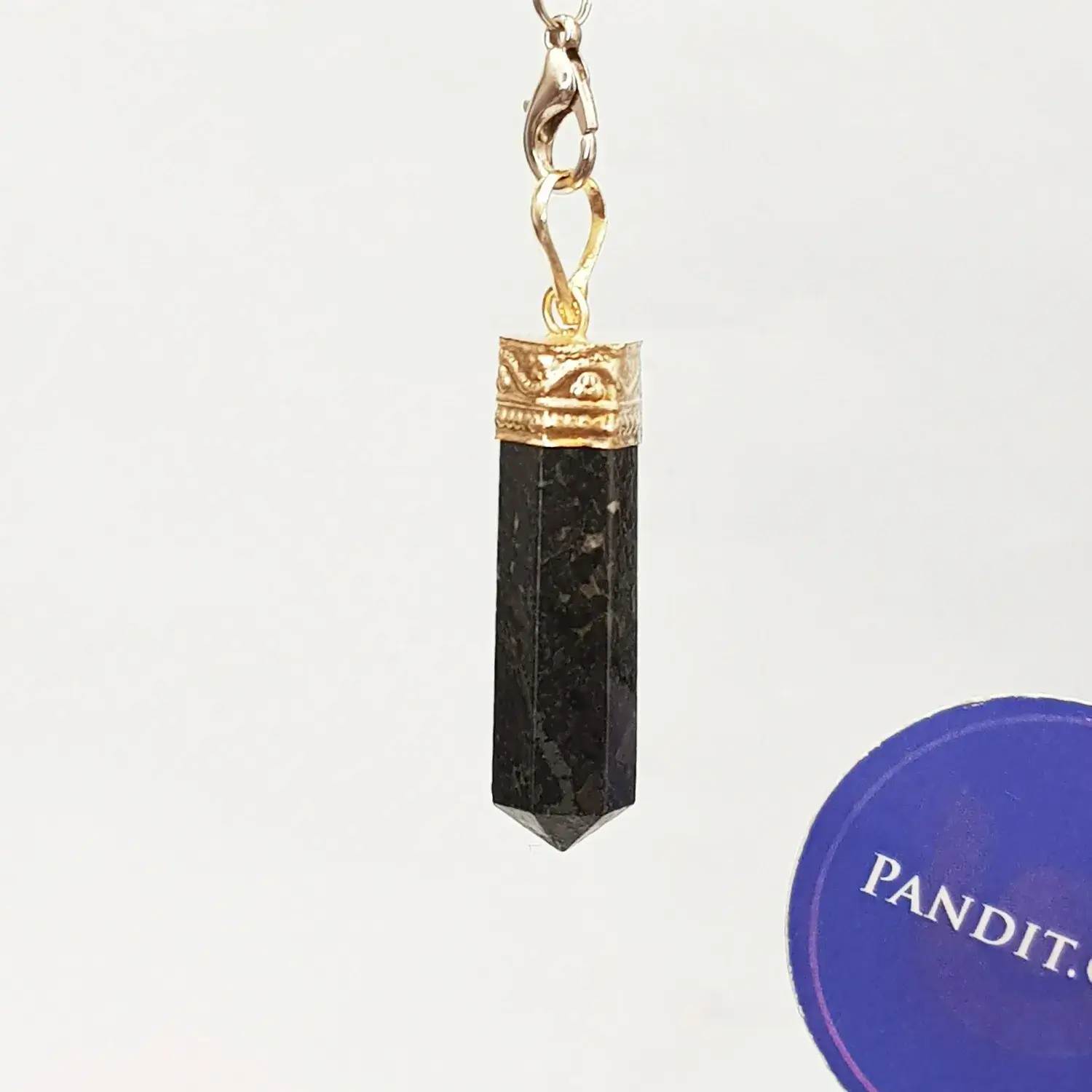 Nuummite Cap Pencil Pendant - Image 3