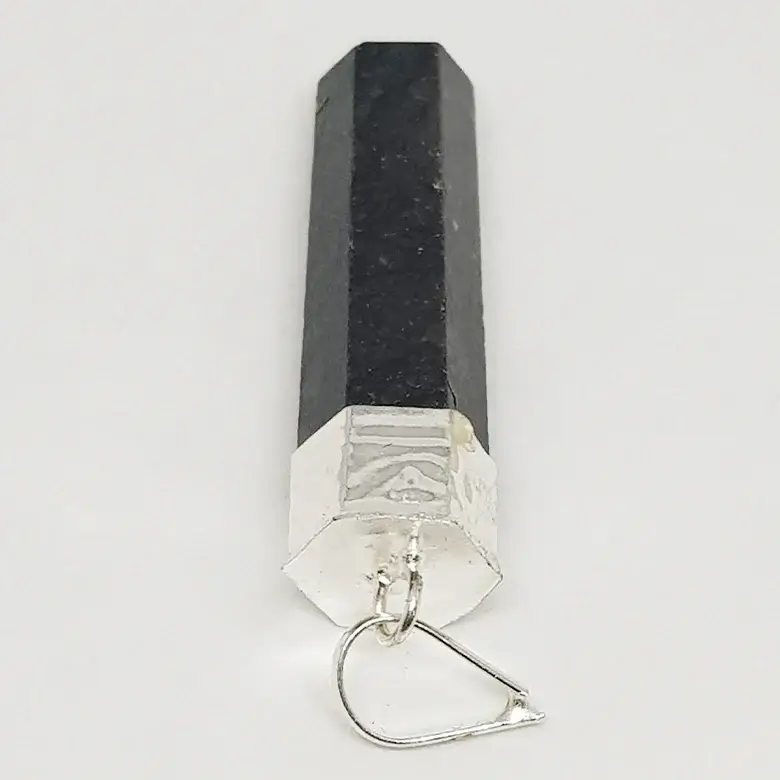 Nuummite Cap Pencil Pendant - Image 7