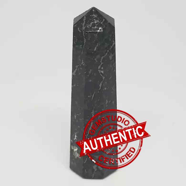 Nuummite Pencil Tower Point - Image 7