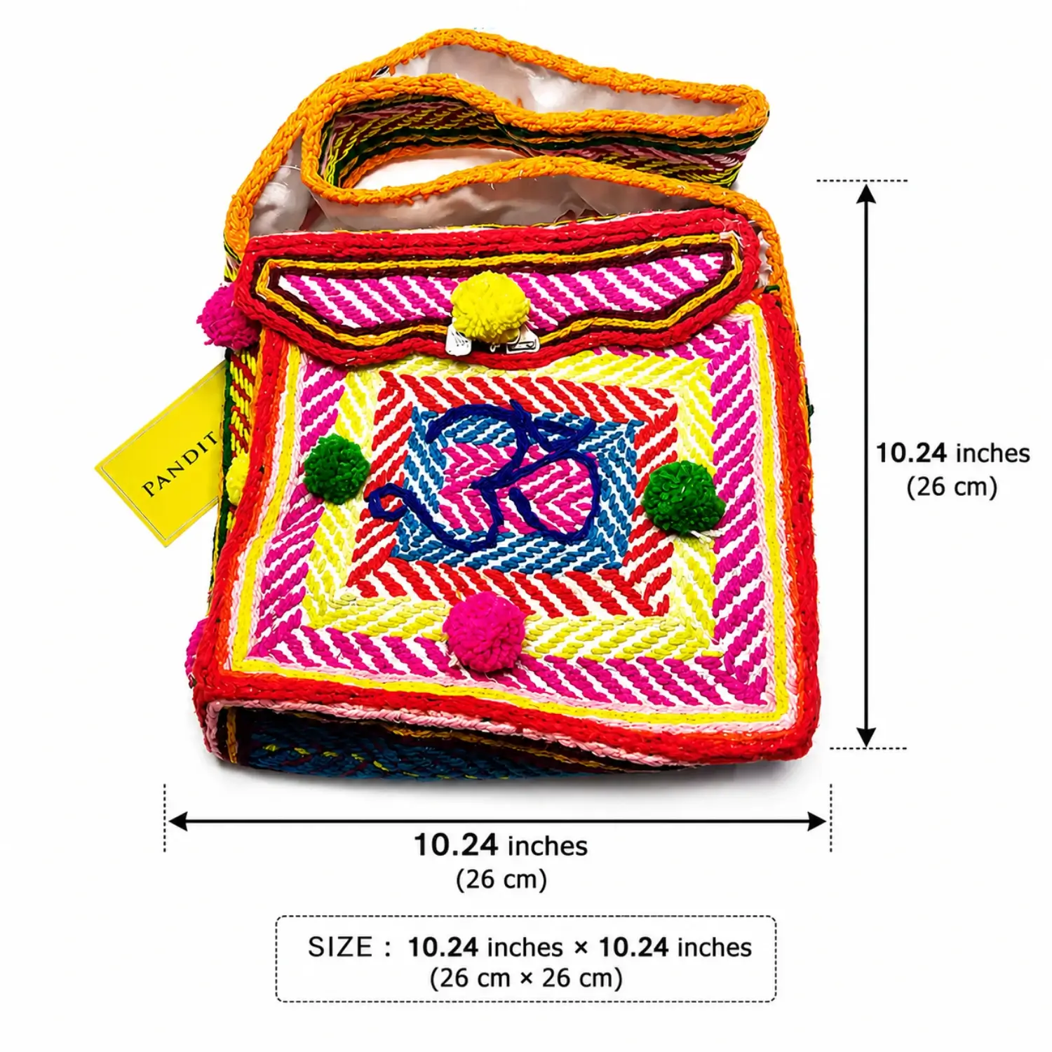 Om Symbol Shoulder Bag - Image 3