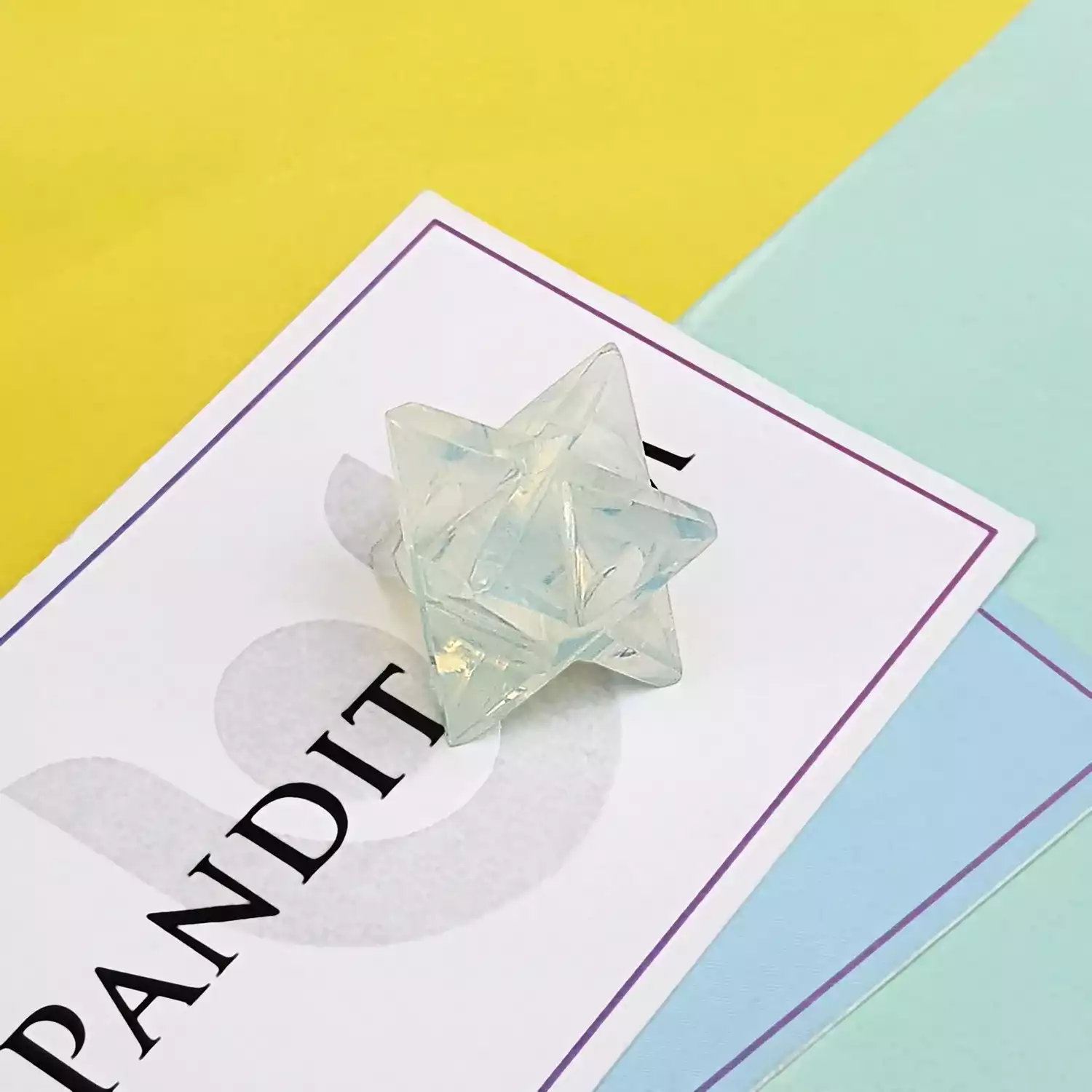 Opalite Merkaba Star - For Spiritual Growth & Intuition - Image 3