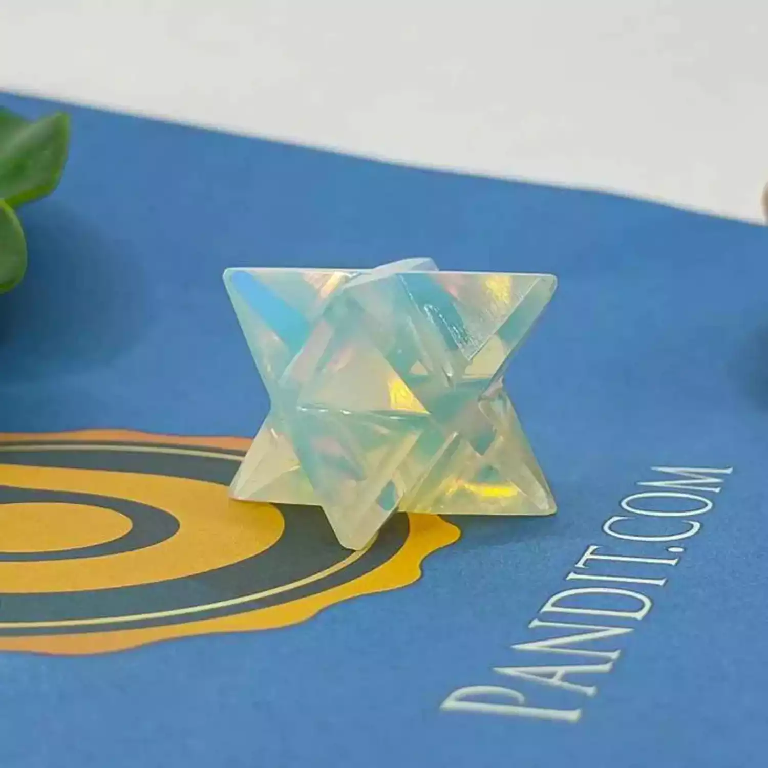 Opalite Merkaba Star - For Spiritual Growth & Intuition - Image 5