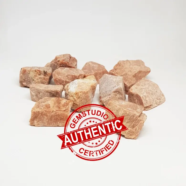 Peach Moonstone Natural Raw Stones - Image 5