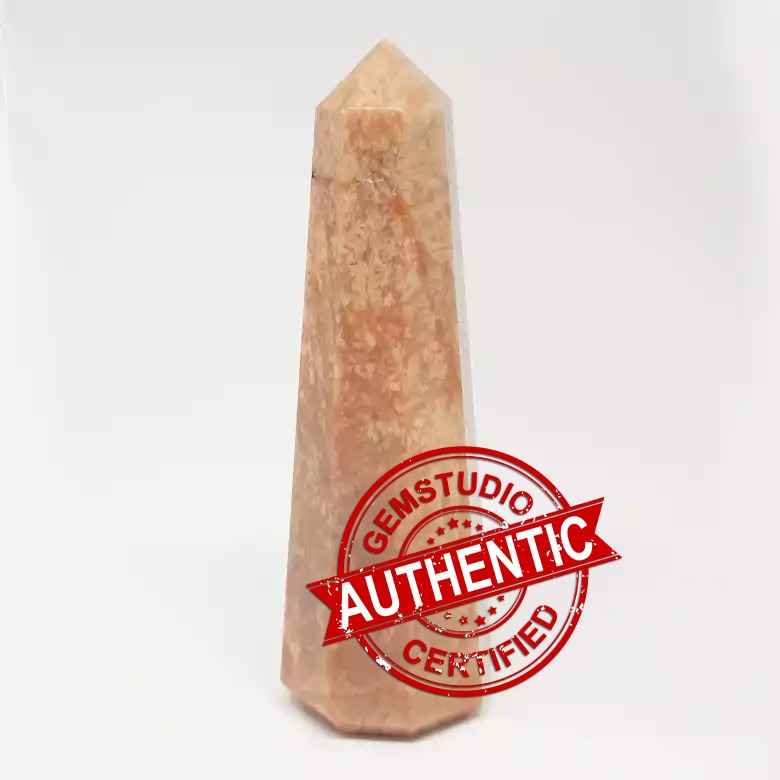 Peach Moonstone Pencil Tower Point - Image 7