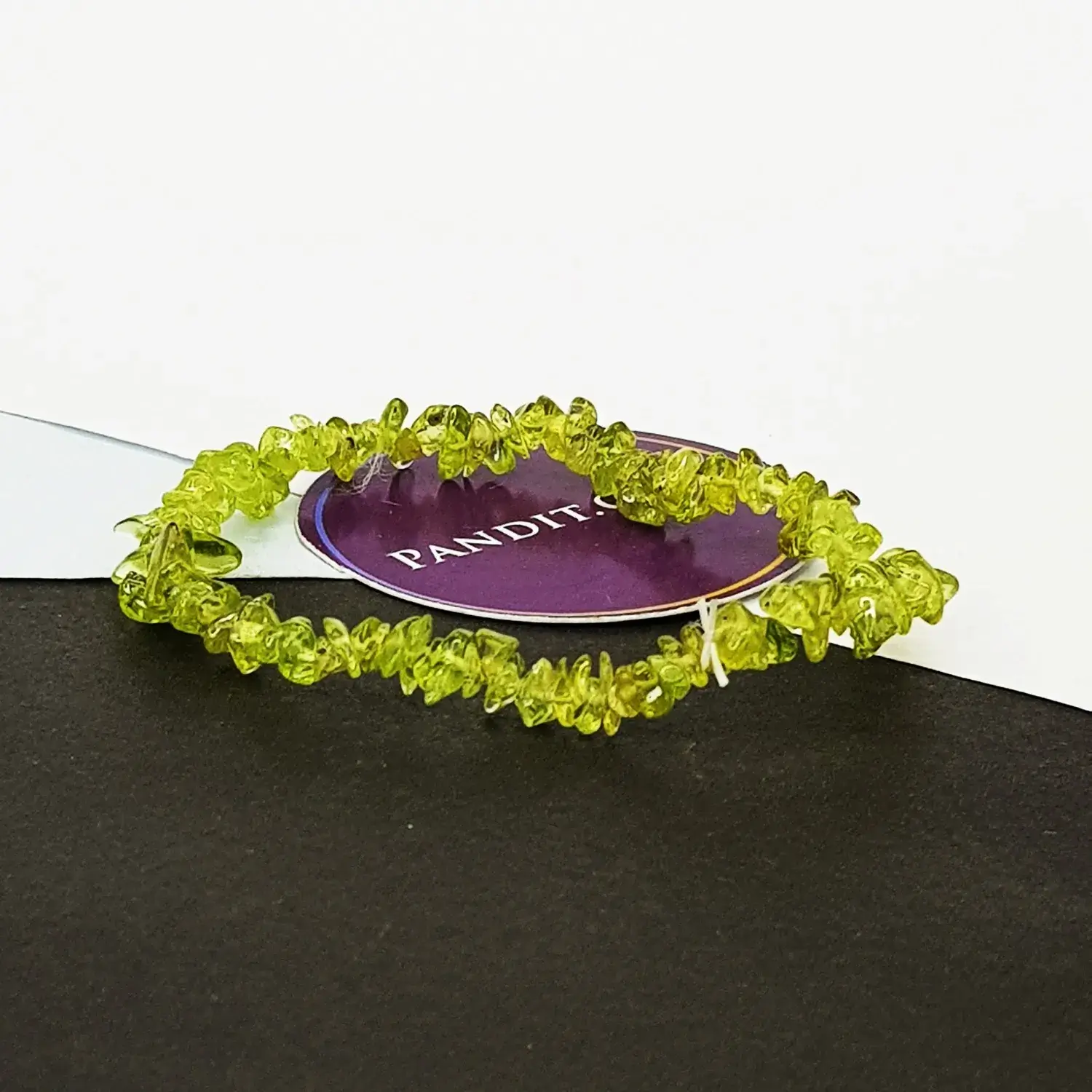 Peridot Chip Bracelet - For Abundance and Emotional Healing - Image 3