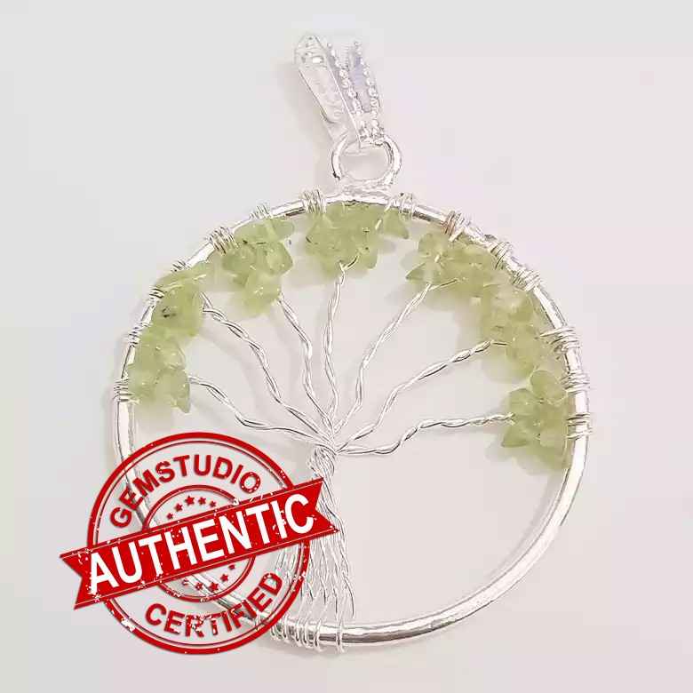 Peridot Tree of Life Pendant - Image 5