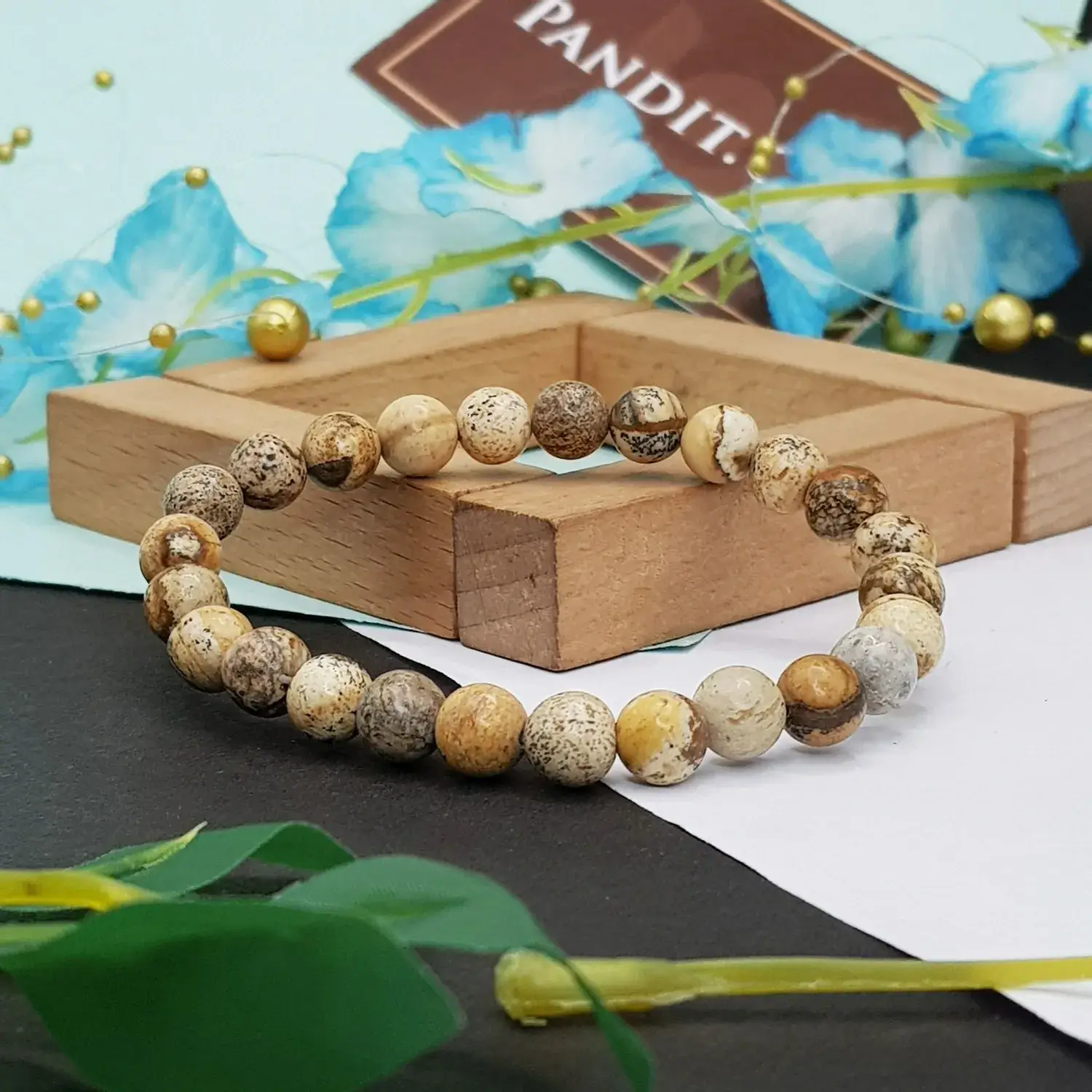 Picture Jasper Bracelet - For a Good Business Sense