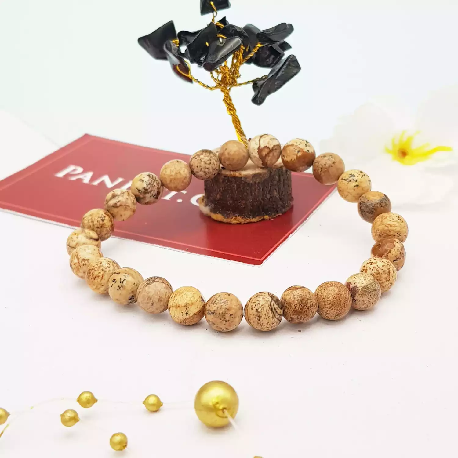 Picture Jasper Bracelet - For a Good Business Sense - Image 3
