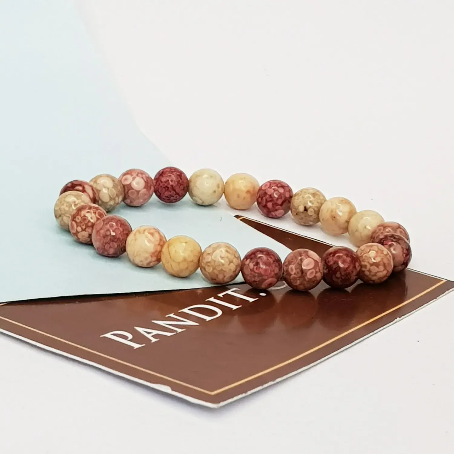 Pink Llanite Bracelet - To Control Anger and Give Peace - Image 4