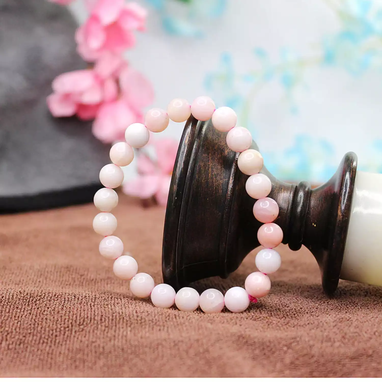 Pink Opal Bracelet - For a Luxurious Lifestyle & Comfort - Image 3