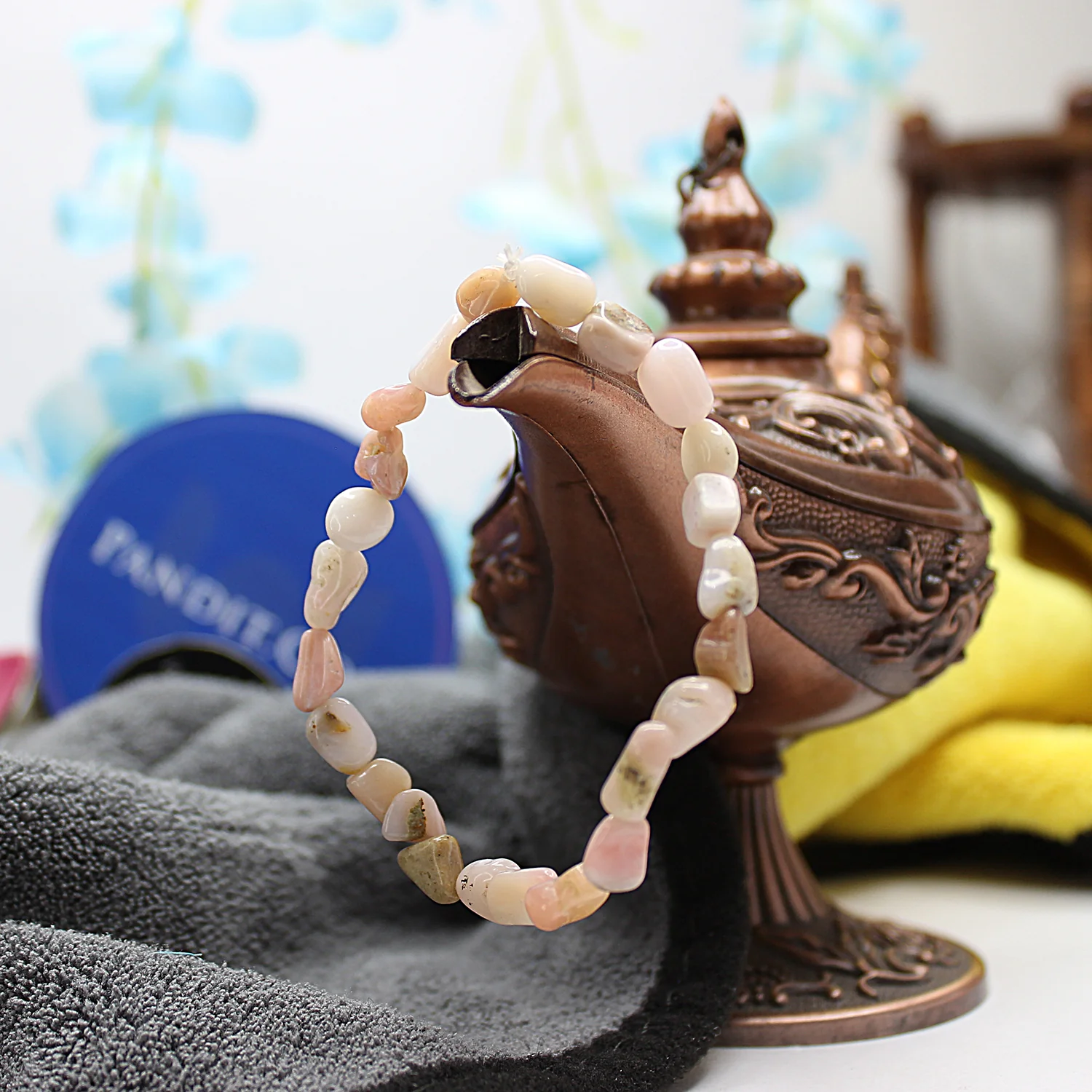 Pink Opal Tumble Bracelet - For Love and Abundance