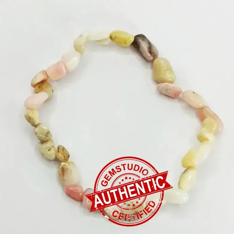 Pink Opal Tumble Bracelet - For Love and Abundance - Image 5