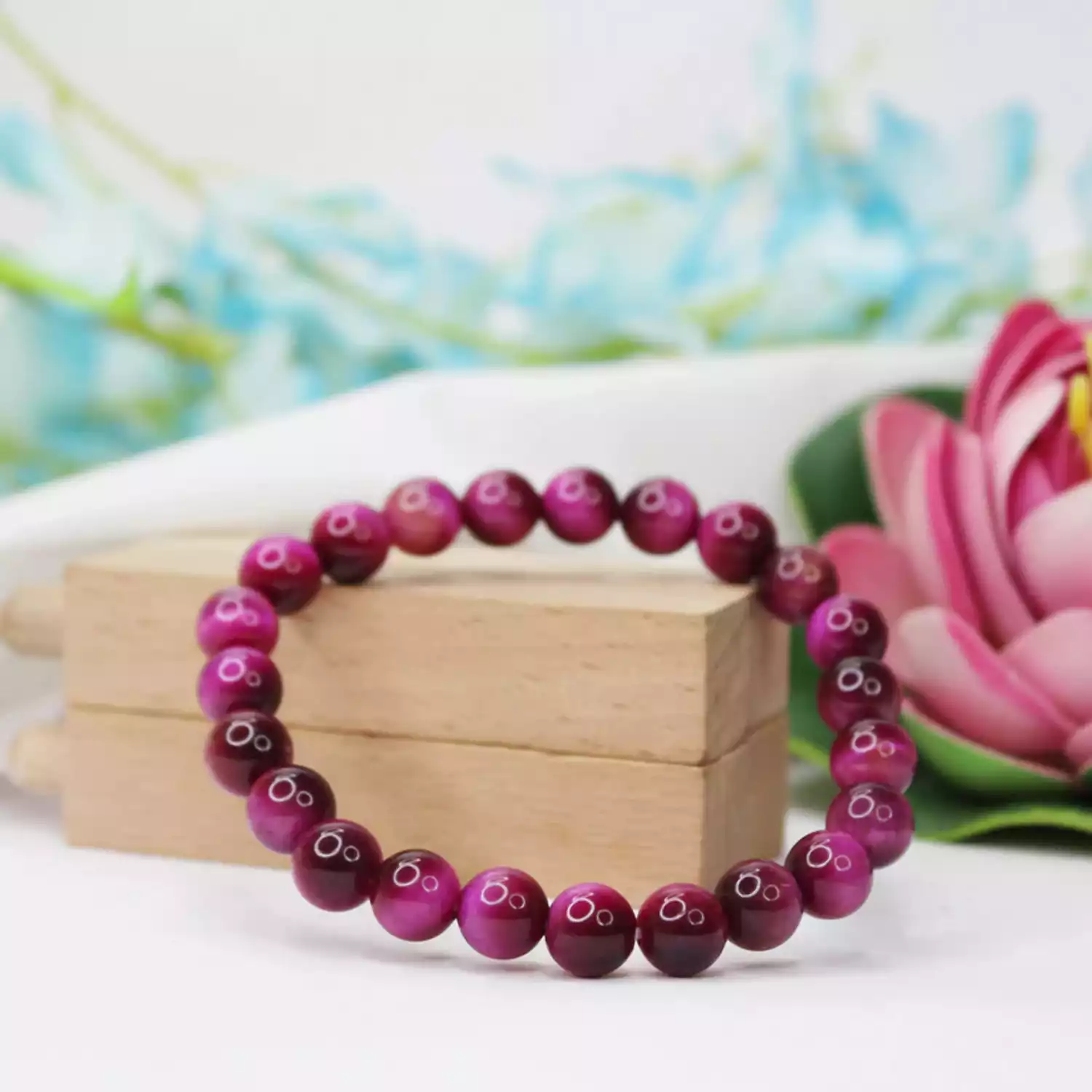 Pink Star Tiger Bracelet - To Boost Confidence & Courage - Image 4