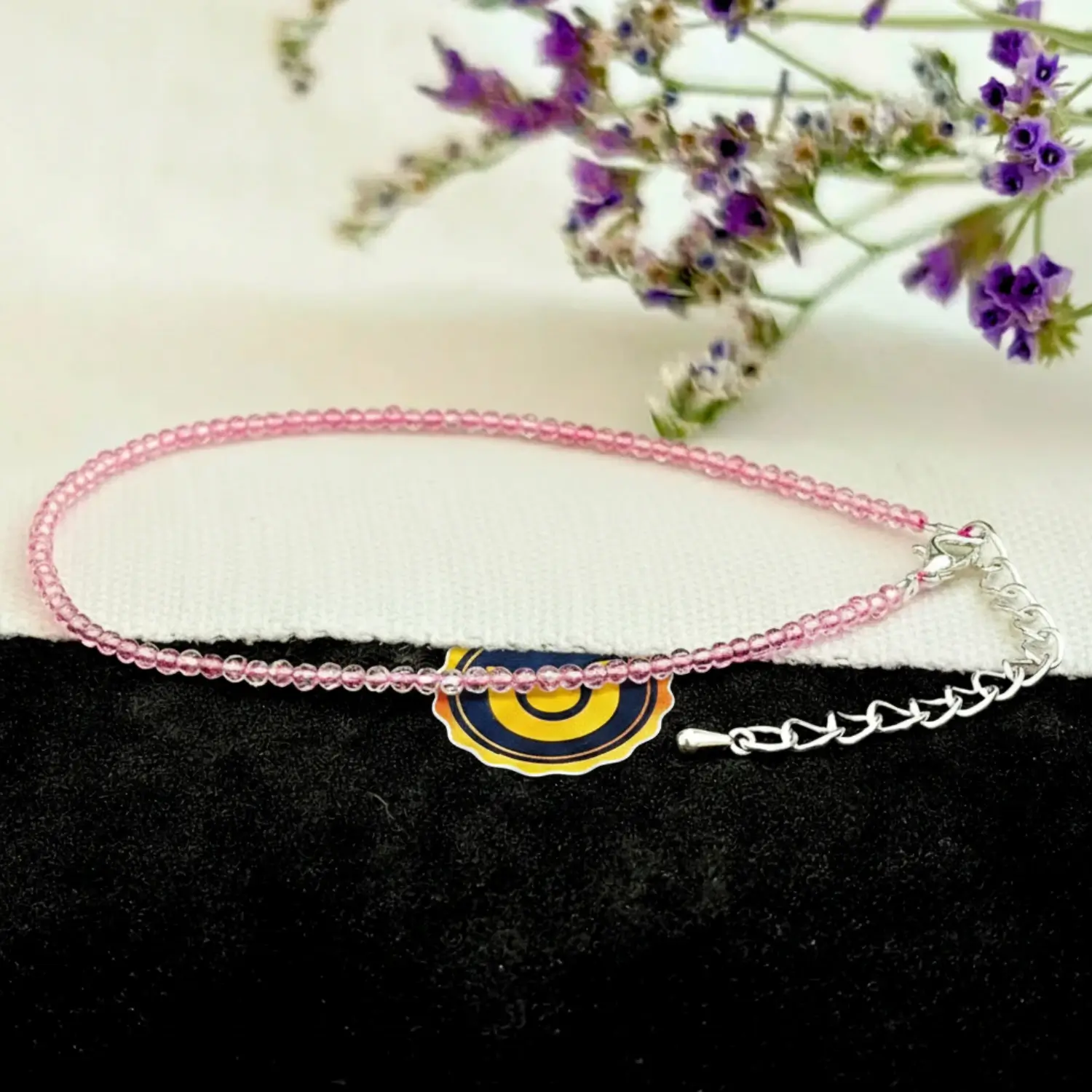 Pink Strawberry Anklet