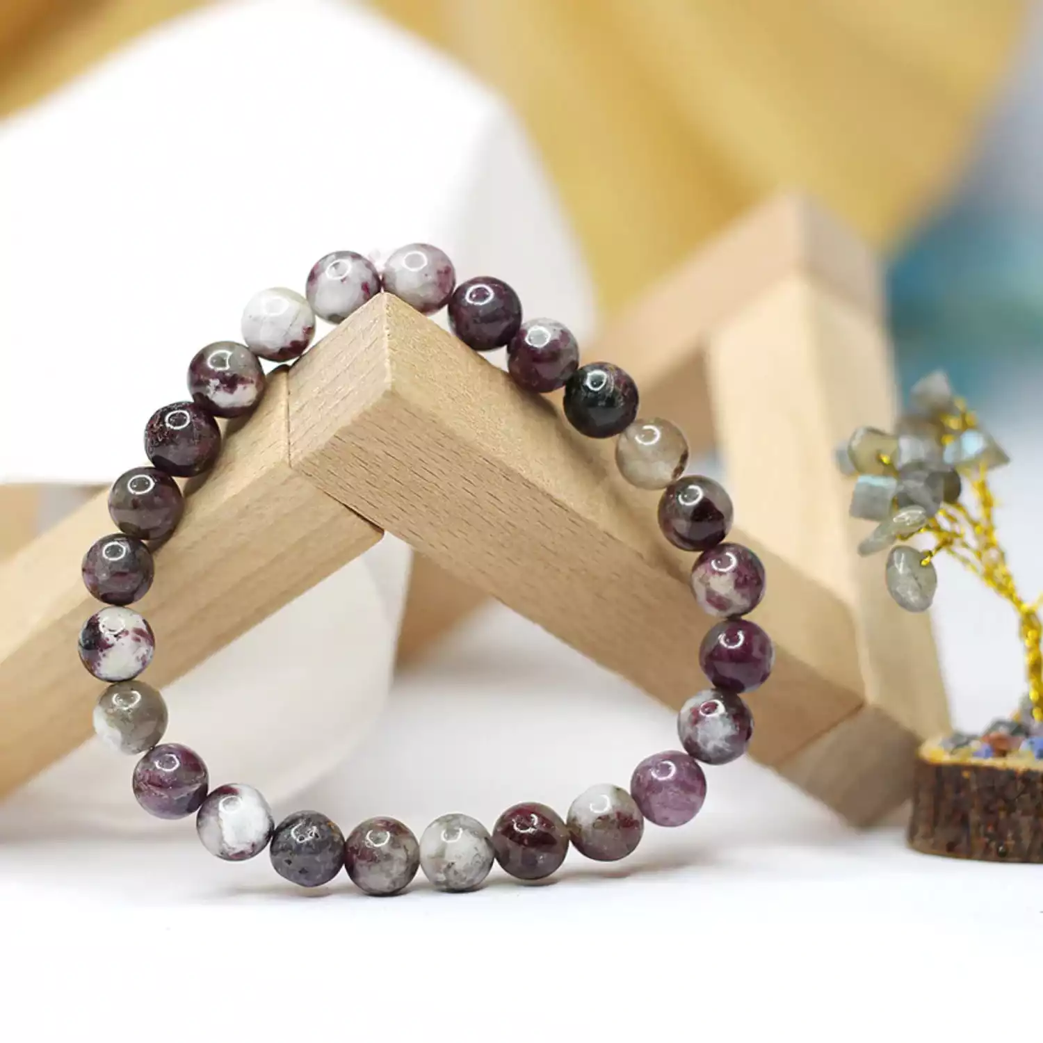 Pink Tourmaline Bracelet - To Heal Mentally and Emotionally - Image 4