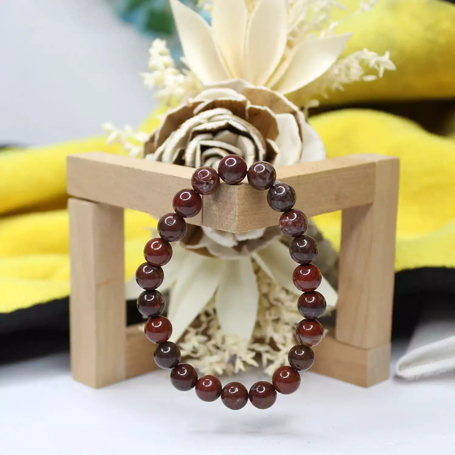 Poppy Jasper Bracelet - To Be Energetic and Successful