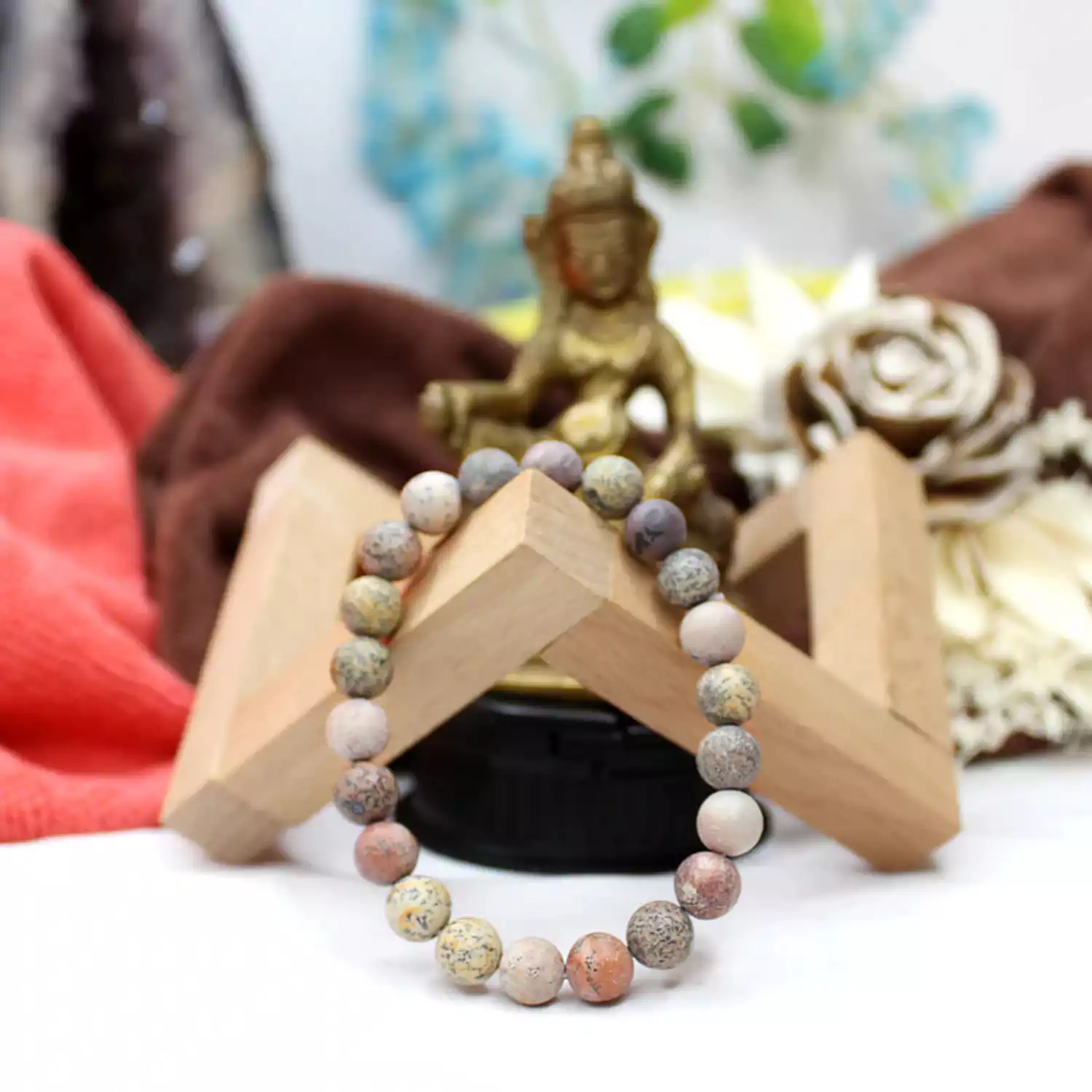Porcelain Jasper Bracelet - To Promote Stability & Security - Image 5