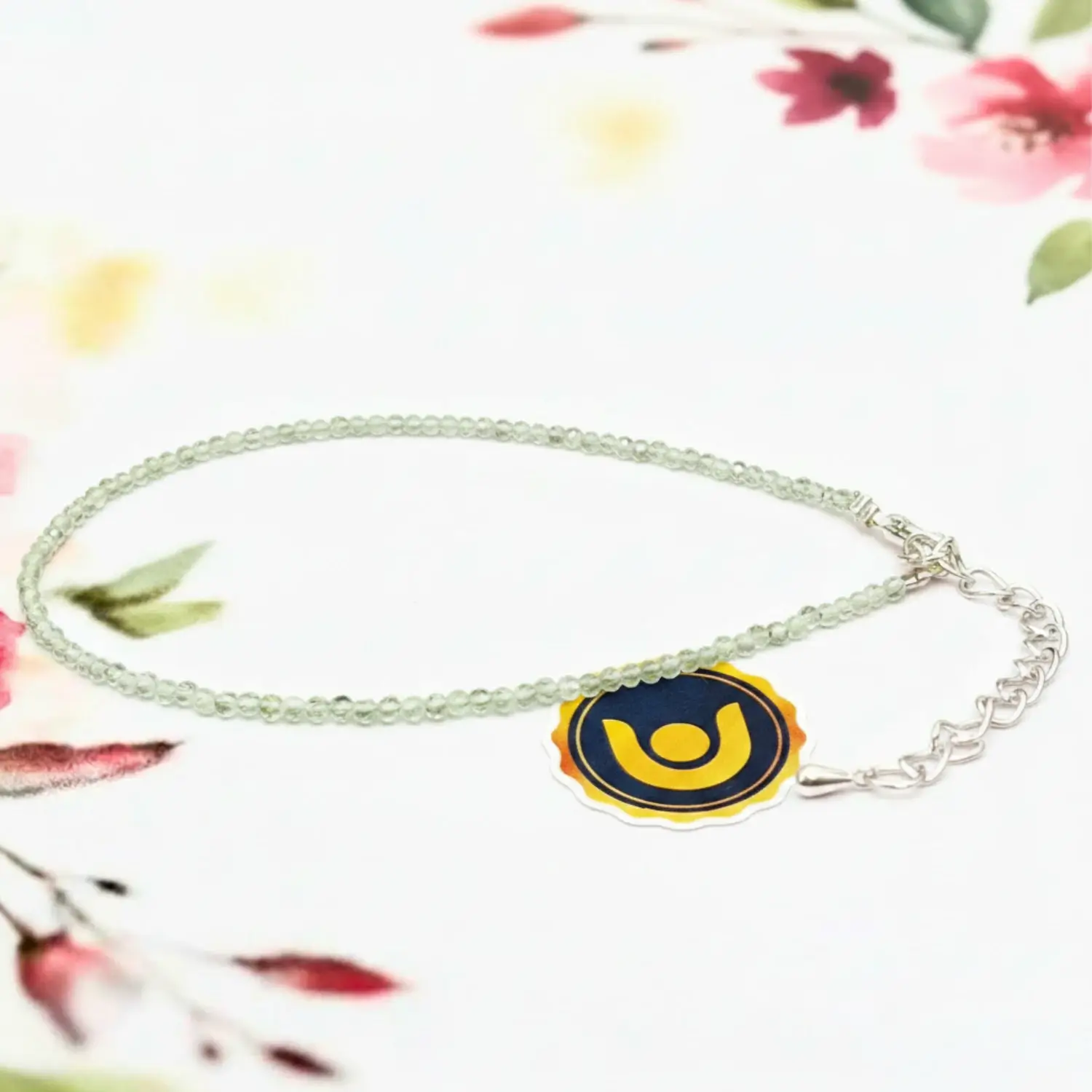 Prehnite Anklet