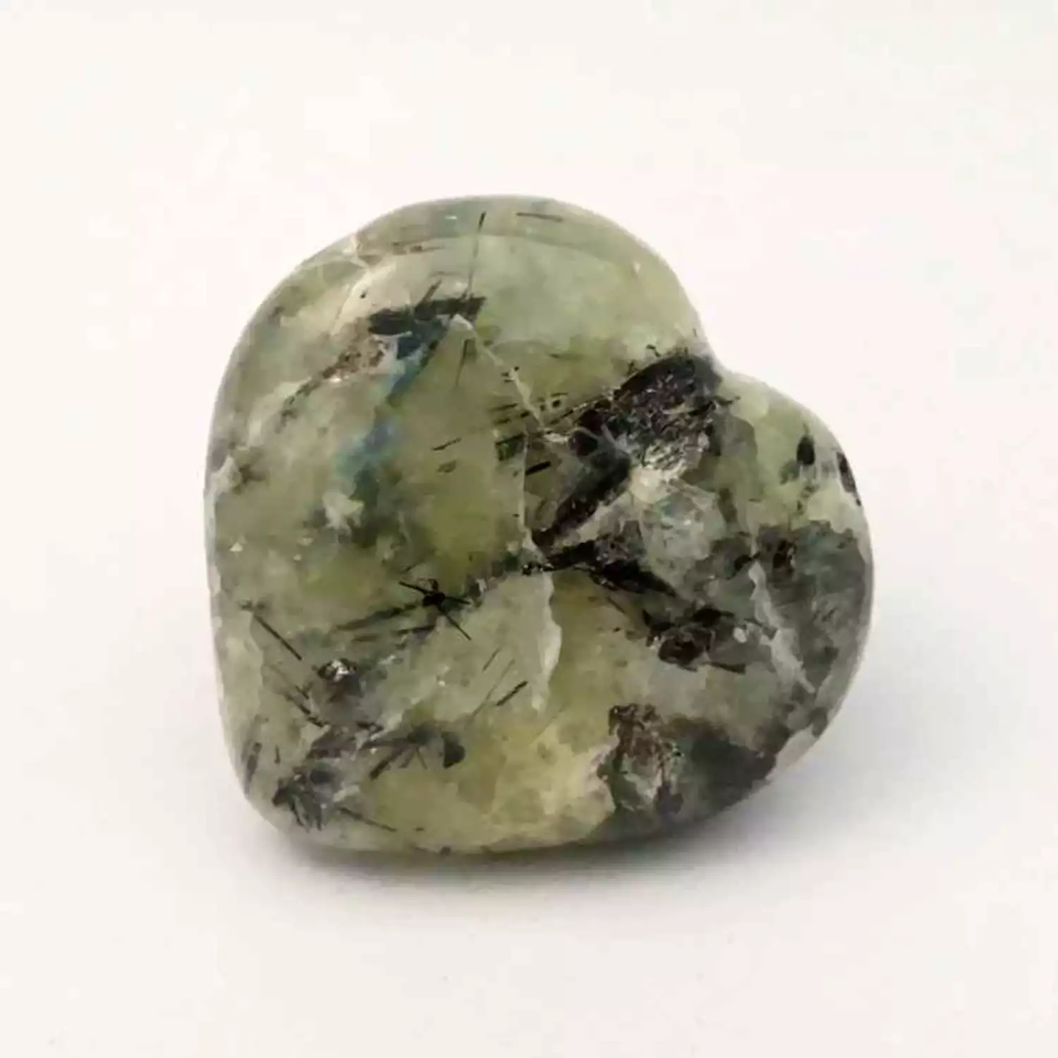 Prehnite Healing Crystal Heart Stone - For Spiritual Success - Image 4