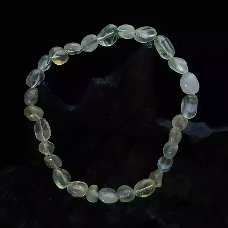 Prehnite Tumble Bracelet - To Relieve Anxiety and Pain - Image 5