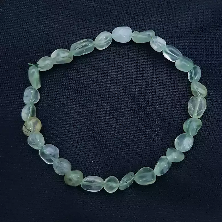 Prehnite Tumble Bracelet - To Relieve Anxiety and Pain - Image 6
