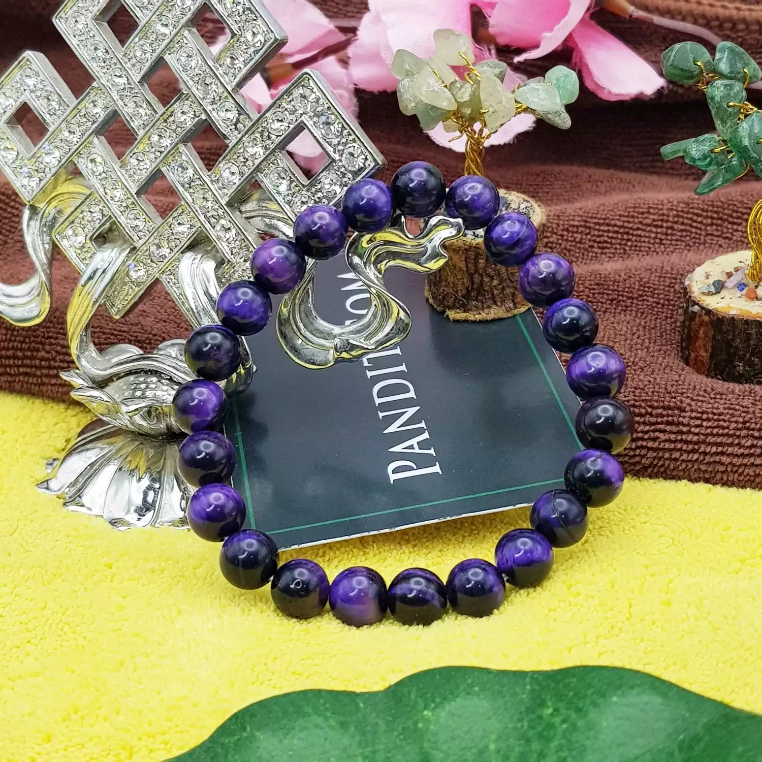 Purple Tiger Bracelet - To Control Anxieties & Nervousness