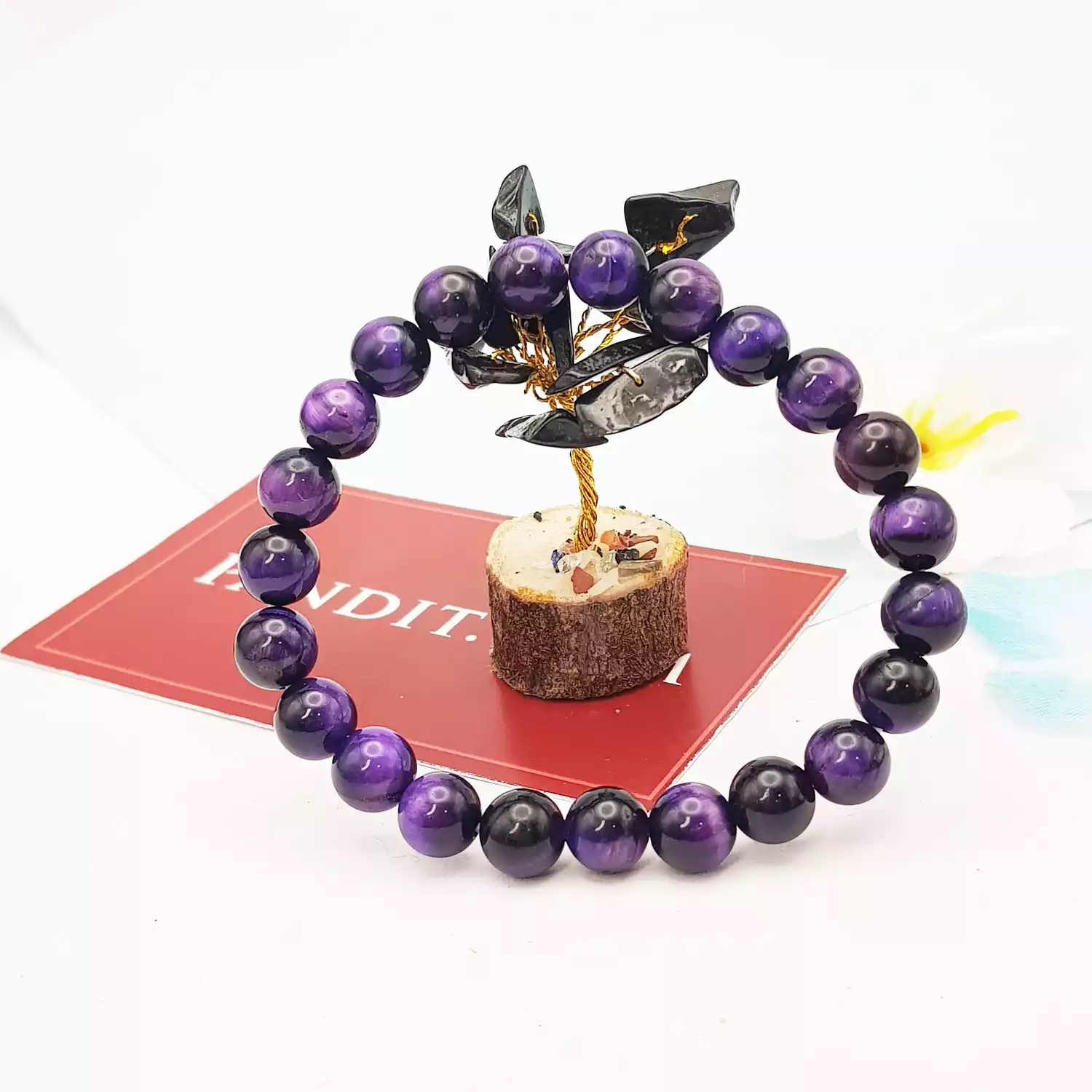 Purple Tiger Bracelet - To Control Anxieties & Nervousness - Image 2