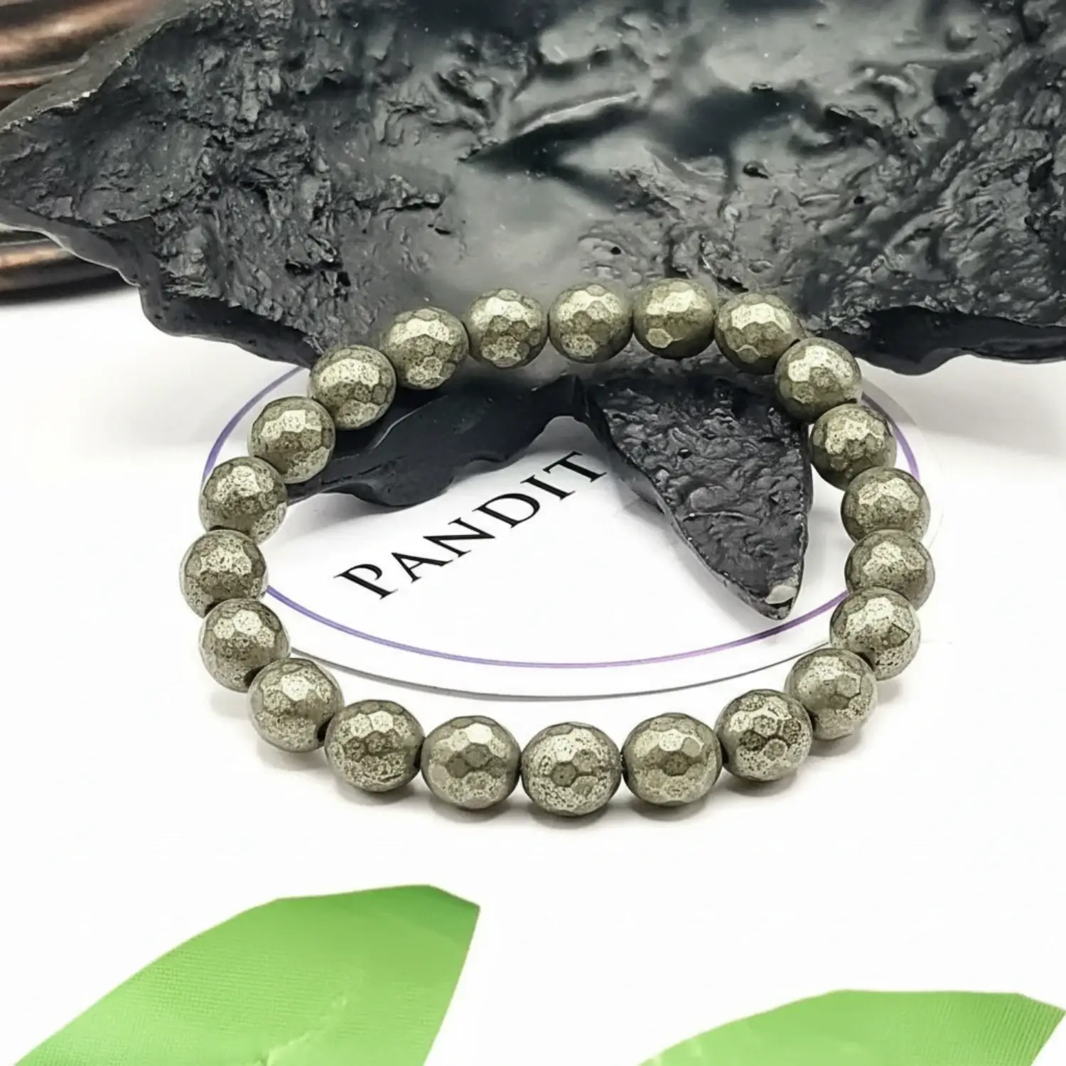Pyrite Diamond Cut Bracelet - To Attract Success & Victory