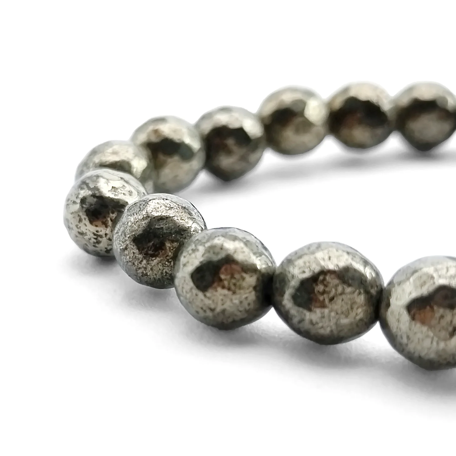Pyrite Diamond Cut Bracelet - To Attract Success & Victory - Image 4