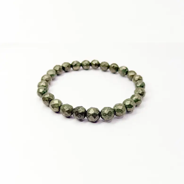 Pyrite Diamond Cut Bracelet - To Attract Success & Victory - Image 5