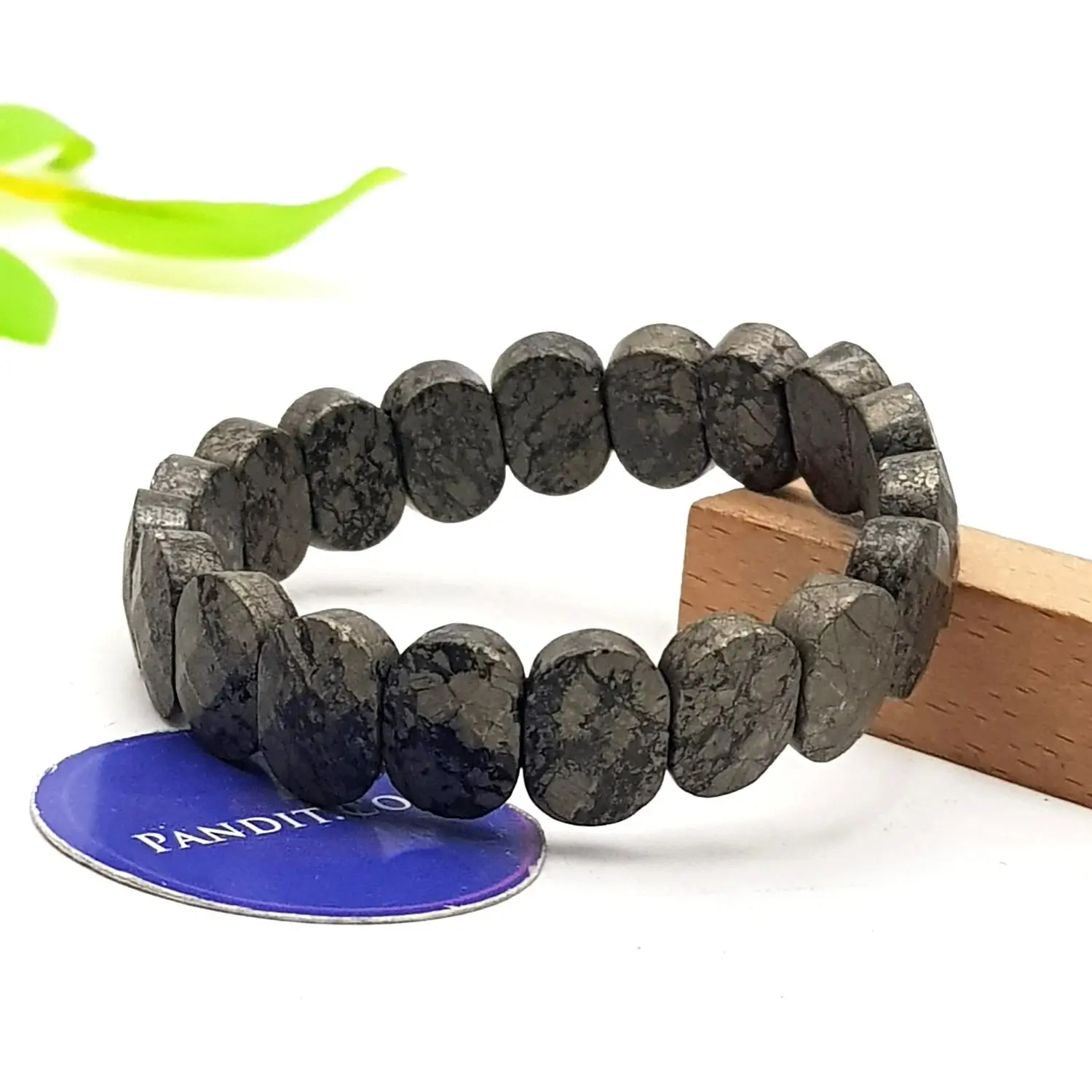 Pyrite Oval Faceted Bracelet - Image 2
