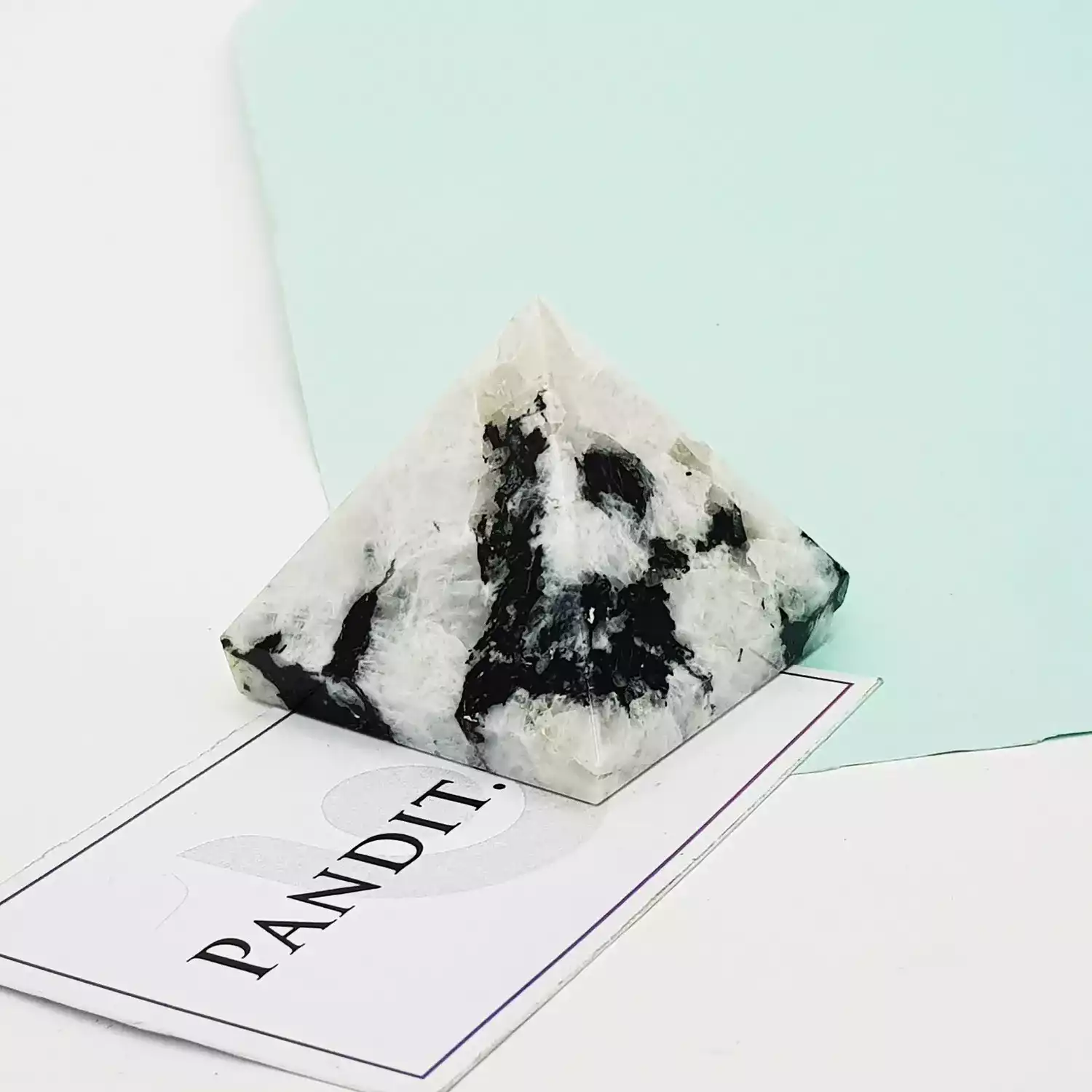 Rainbow Moonstone Crystal Pyramid - Image 3