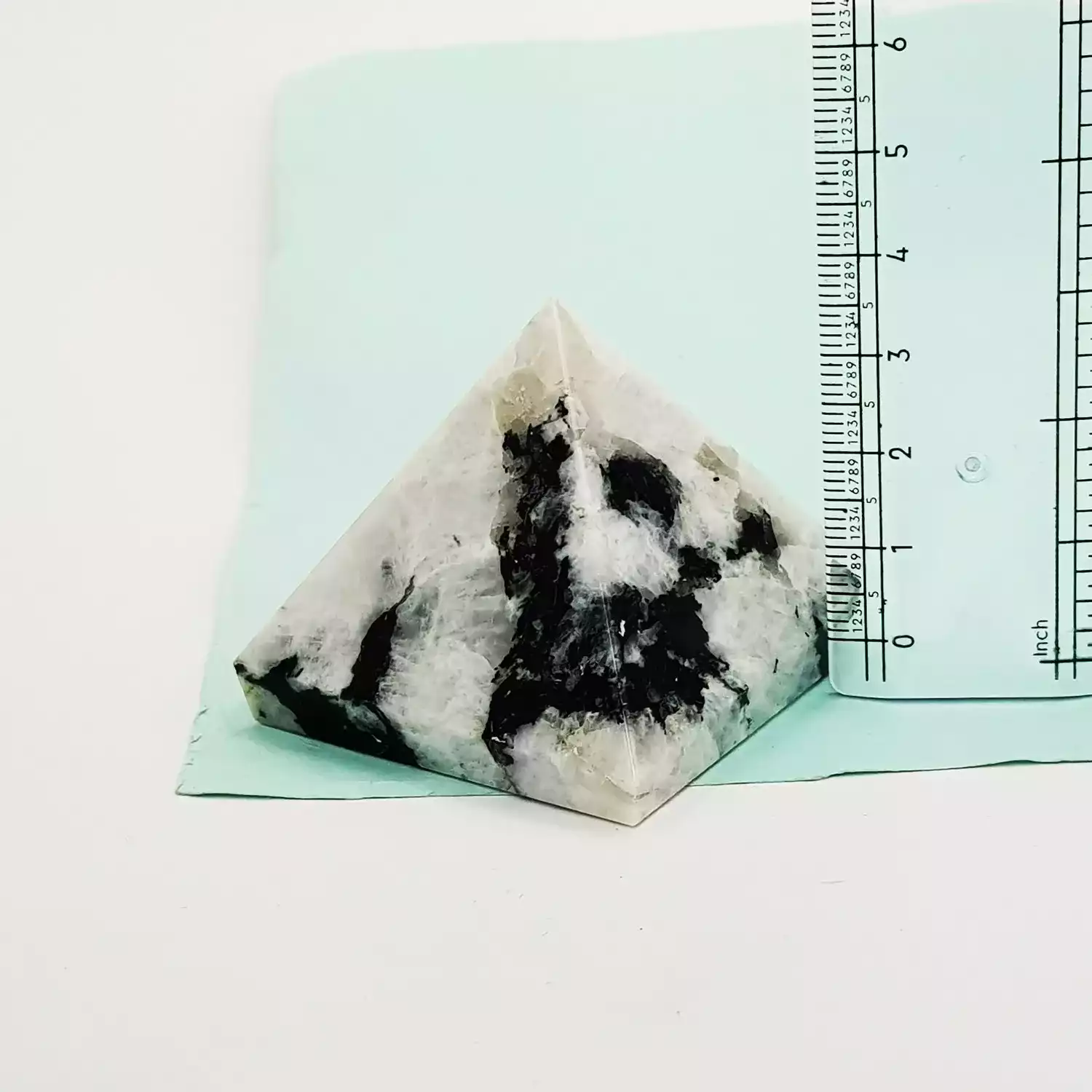 Rainbow Moonstone Crystal Pyramid - Image 5