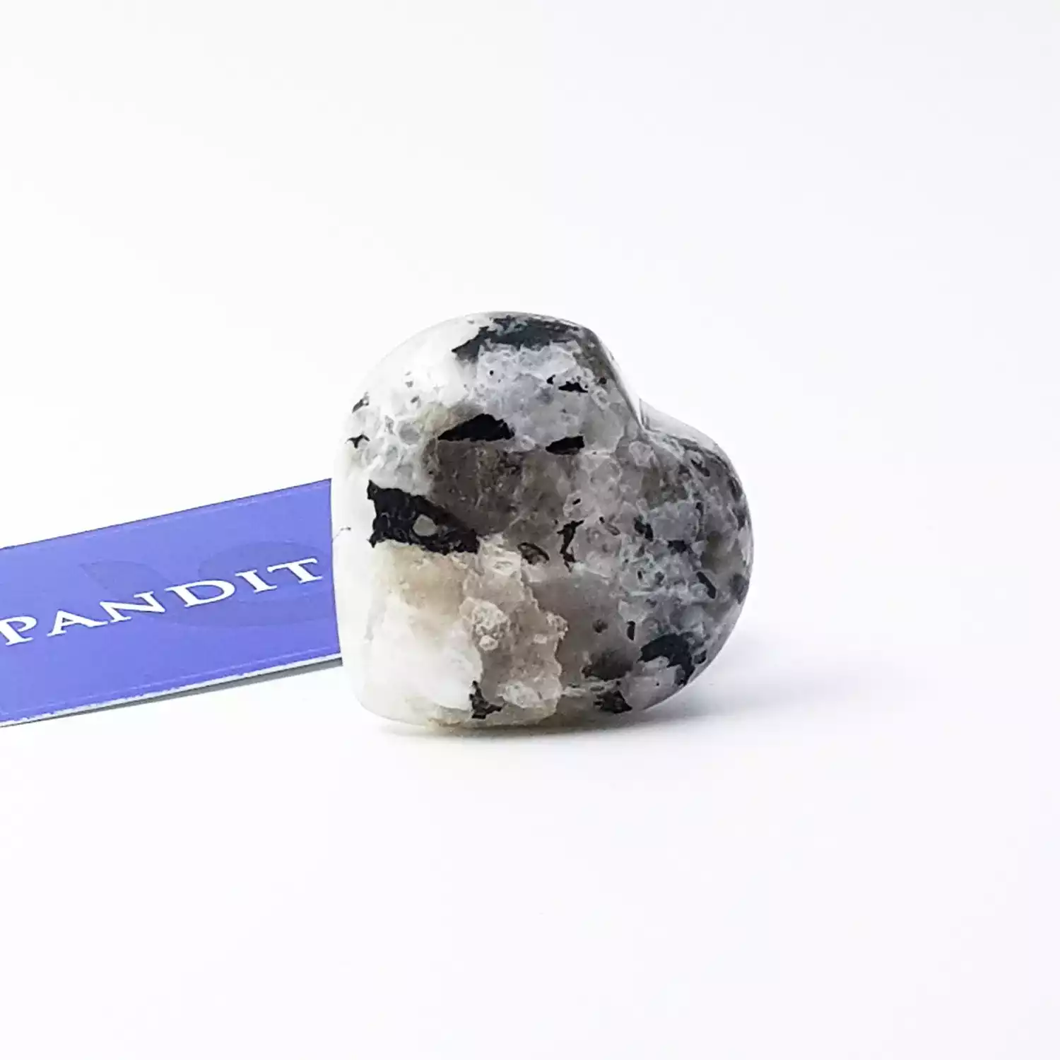 Rainbow Moonstone Healing Crystal Heart Stone - To Get Success - Image 4